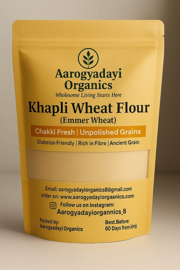 Aarogyadayi Organics 1kg Khapli Wheat